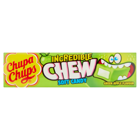 Chupa Chups Incredible Chew Green Apple Candies