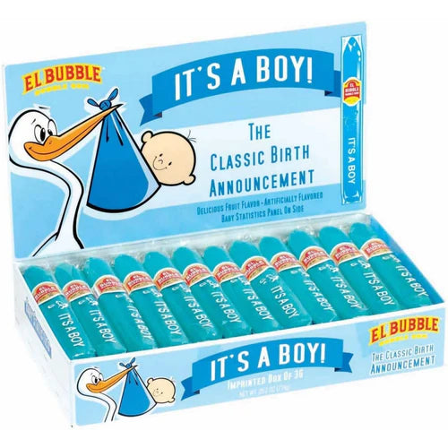 El-Bubble It's A Boy Bubble Gum Cigars