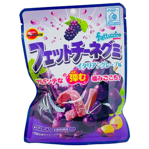 Fettuccine Italian Grape Sour Strings Gummi - 50g (Japan)