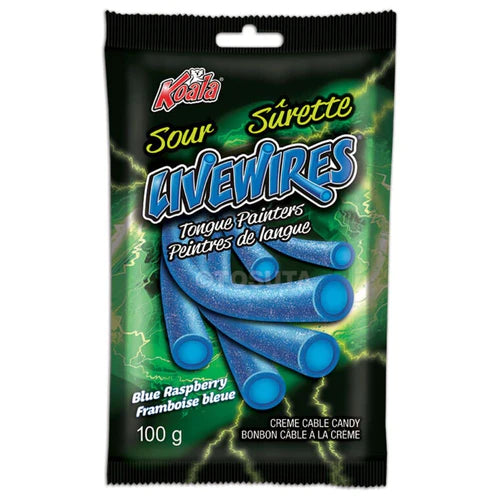 Koala Livewires Sour Tongue Painters Blue Raspberry Candy-100 g