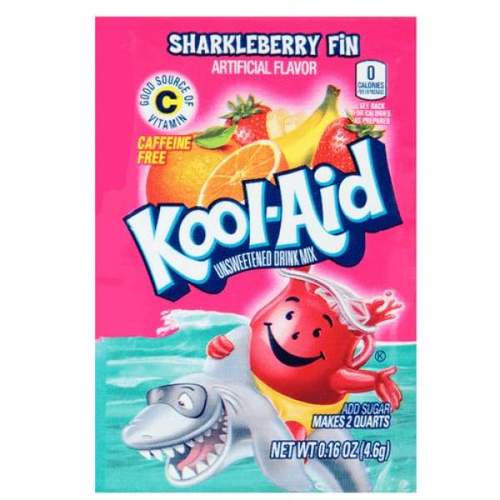 Kool-Aid Sharkleberry Fin Drink Mix Packet - Sweet Escapes