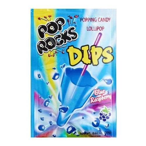 Pop Rocks Dips Sour Blue Raspberry