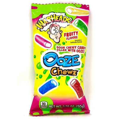 Warheads Ooze Chewz Gummi Candy Chews Sachet, 1.76oz
