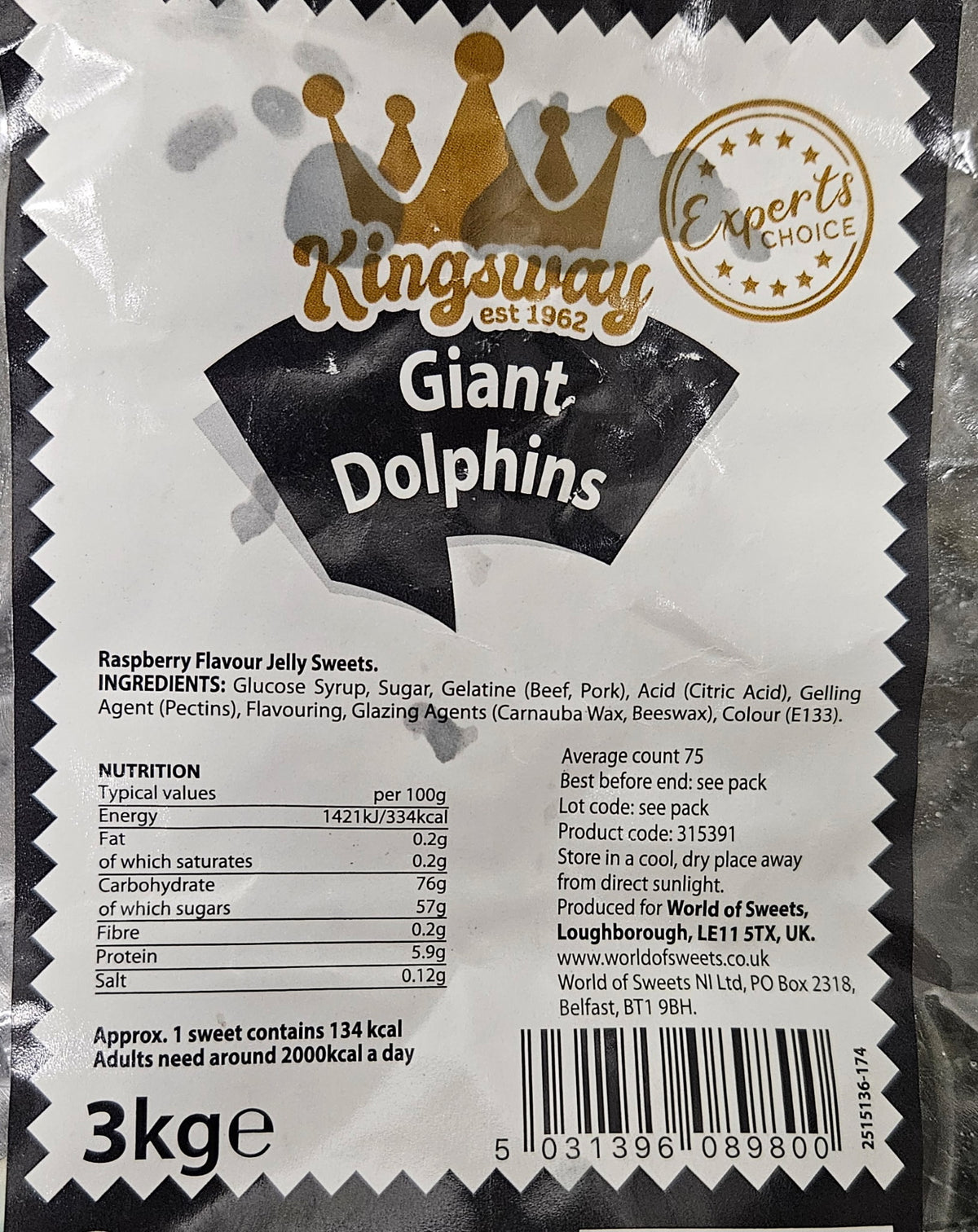 Giant Gummy Dolphins