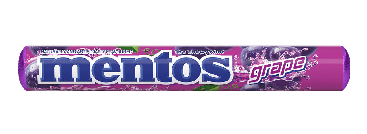Mentos Chewy Mint Grape - Indonesia