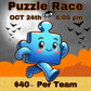 Puzzle Race - October 24th 6pm - (1 purchase is for a team play)