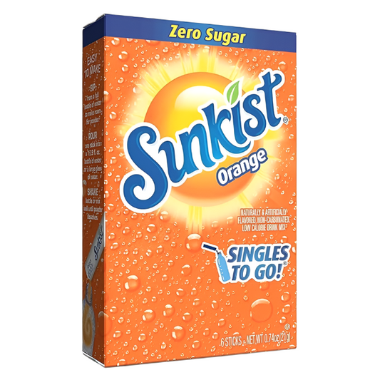 Sunkist, Orange - Zero Sugar Singles to Go Drink Mix