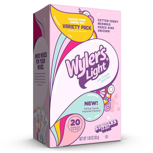 Wyler's Light Fun Variety Pack 20 Sticks Singles To Go
