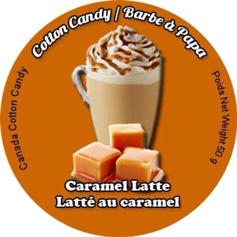 Caramel Latte Cotton Candy