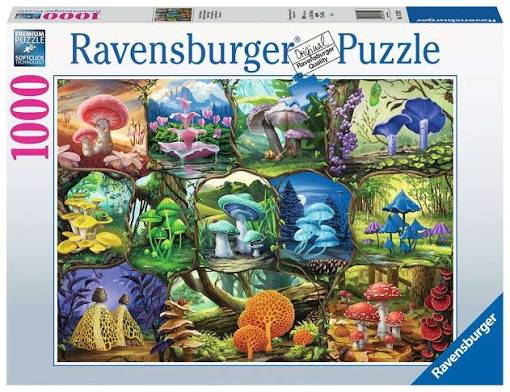 Ravensburger 1000 Piece Puzzle Beautiful Mushrooms