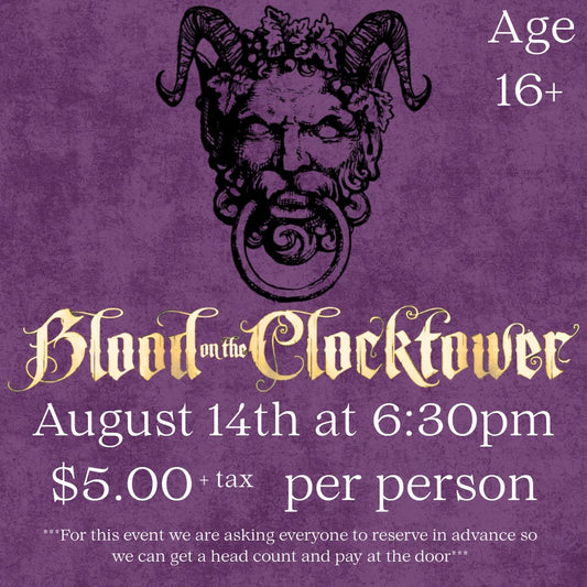 Blood On The Clocktower - October 23rd @6:30PM