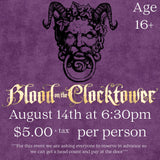 Blood On The Clocktower - August 14th @6:30PM