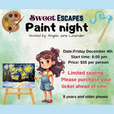 Paint Night with Angela - Friday December 4th @6pm