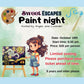 Paint Night with Angela - October 16th @6pm