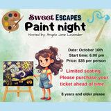 Paint Night with Angela - October 16th @6pm