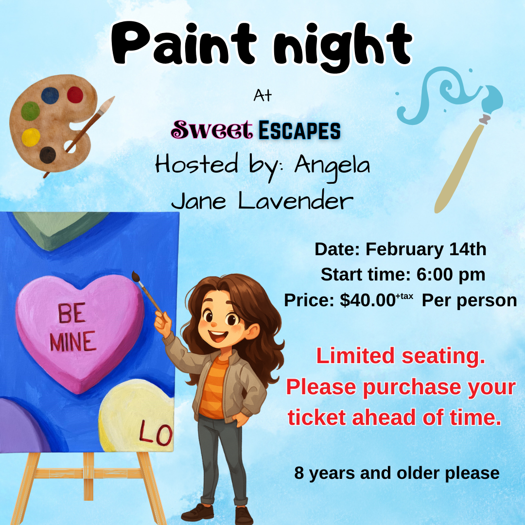 Paint Night with Angela - February 14th @6pm
