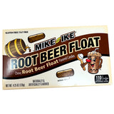 A package of Mike and Ike Root Beer Float chewy root beer float flavored candy.
