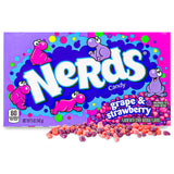 Nerds Grape and Strawberry flavour theatre box