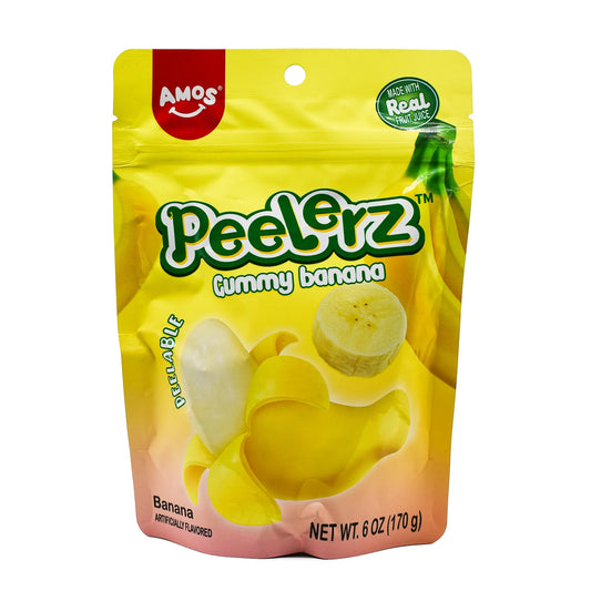 Amos Peelerz Gummy Banana - 6oz