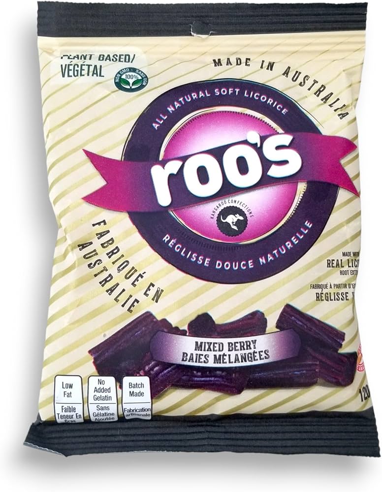 Roo's Mixed Berry Australian Licorice
