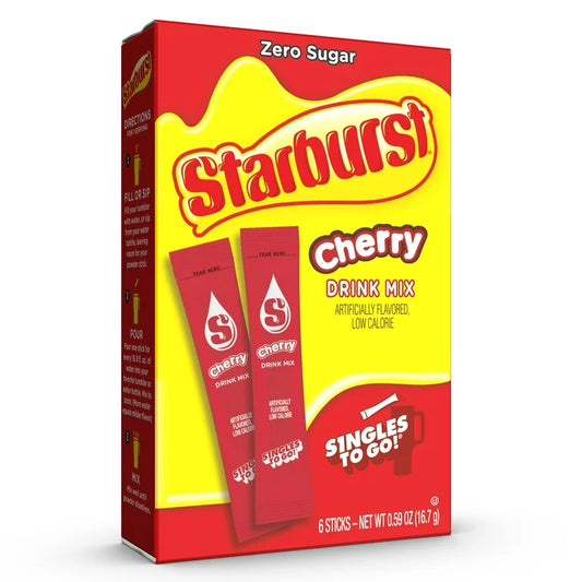 Starburst Singles To Go Drink Mix-Cherry