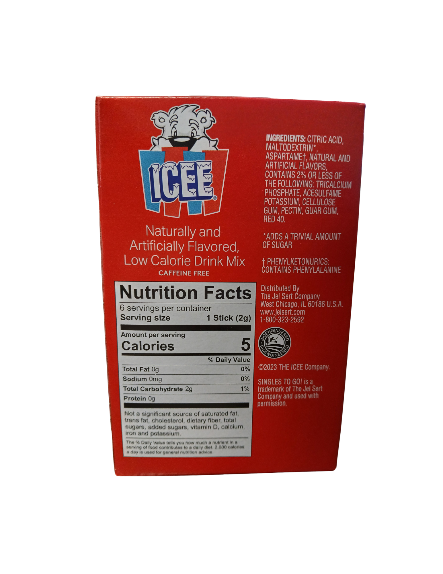 Sweet Escapes, Drink mix, Singles to go, Sugar Free