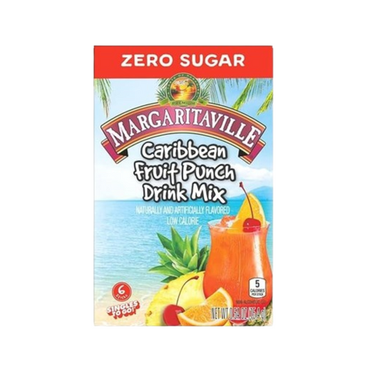 SINGLES TO GO! Margaritaville Caribbean Fruit Punch Drink Mix