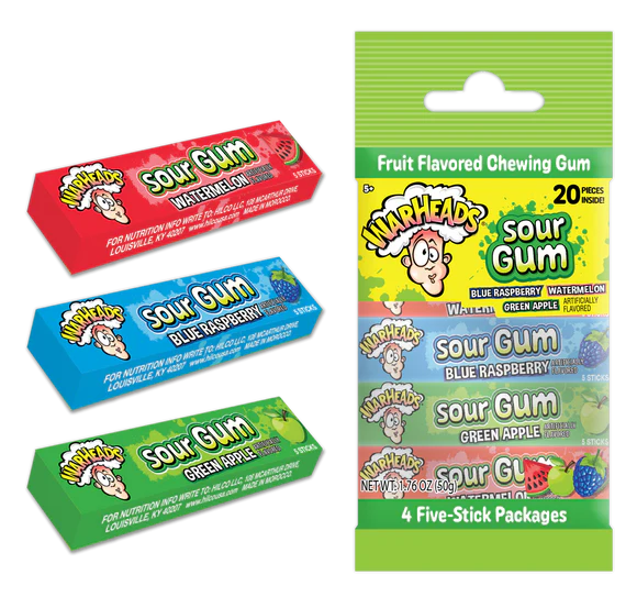 Warheads - Sour Gum 20 sticks