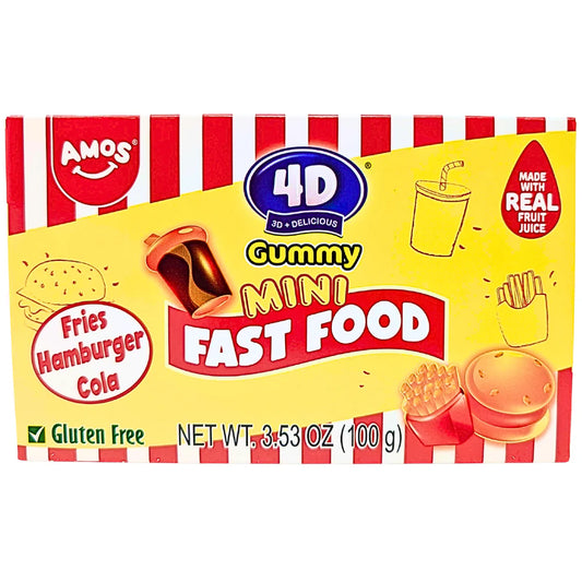 Amos 4D Gummy Mini Fast Food Theatre Box