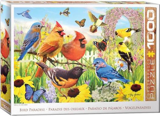 Backyard Birds 1000 Piece Puzzle Eurographics