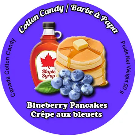 Blueberry Pancakes Cotton Candy