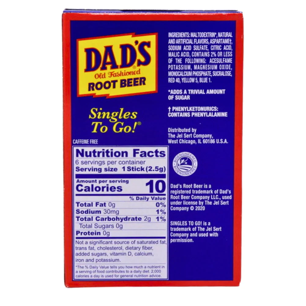 Dad's Old Fashioned Singles To Go Root Beer