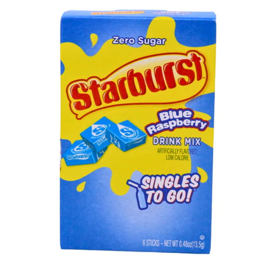 Starburst Singles To Go Drink Mix-Blue Raspberry – Sweet Escapes