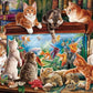 Cats by the Aquarium
