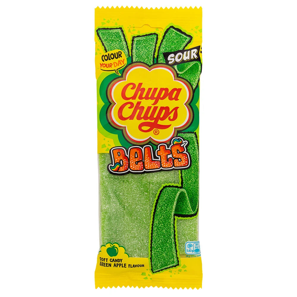 Chupa Chups Sour Apple Belts
