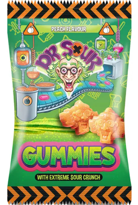 Dr Sour Gummies Peach