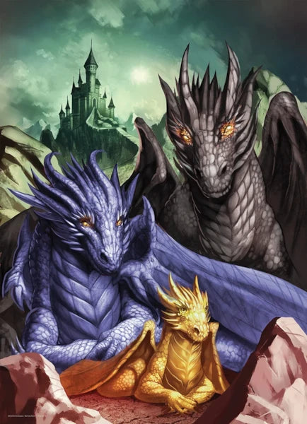 Fourth Wing - Tairn, Sgaeyl and Andarna