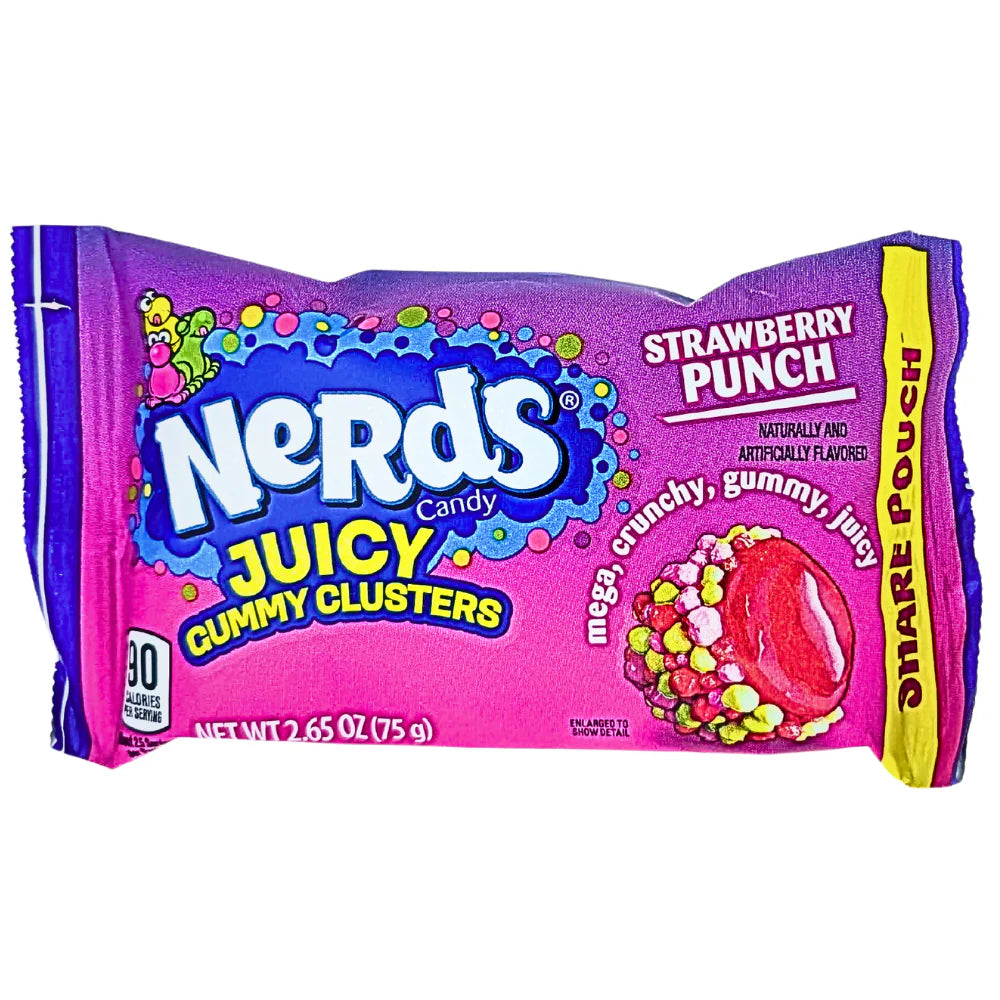 Nerds Juicy Gummy Clusters Strawberry Punch