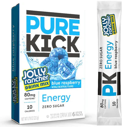 Pure Kick Jolly Rancher Blue Raspberry Singles To Go