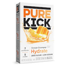 Pure Kick Orange Cream Pop Zero Sugar Singles To Go