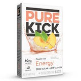 Pure Kick Peach Tea Singles To Go