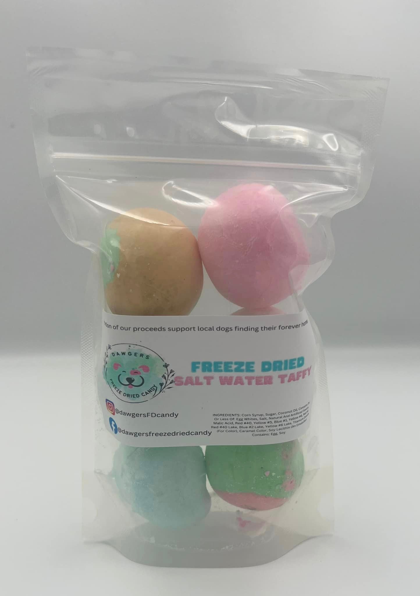 Dawgers Freeze Dried Salt Water Taffy