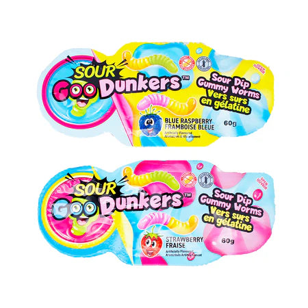 Sour Dunkers Gummy Worm Dip