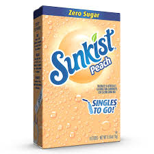 Sunkist Singles To Go Peach Zero Sugar