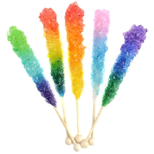 Tie Dye Rock Candy