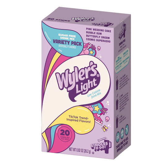 Wyler's Light Fun Variety Pack 20 Sticks Singles To Go