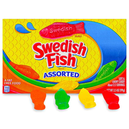 Swedish Fish Candy Assorted Theatre Pack