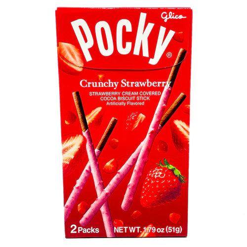 Japanese - Glico Pocky Crunchy Strawberry